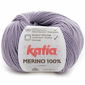 Katia Merino 100% - 77 lichtpaars medium - Merinogaren