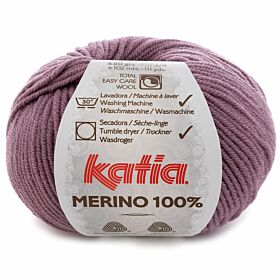 Katia Merino 100% - 80 pastelviolet - Merinowol Garen