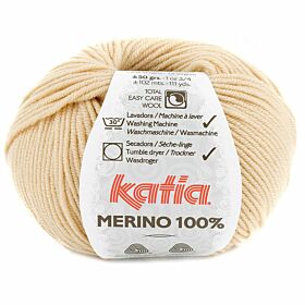 Katia Merino 100% - 83 zandgeel - Wol Garen