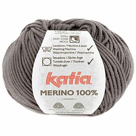 Katia Merino 100% - 85 steengrijs - Wol Garen