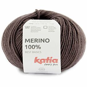 Katia Merino 100% - 87 aubergine - Wol Garen
