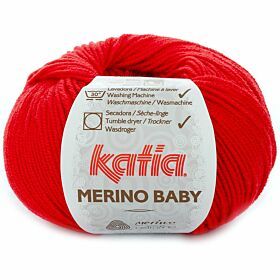Katia Merino Baby 04 rood - Wol Garen