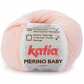 Katia Merino Baby 07 poederroze - Wol Garen