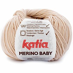 Katia Merino Baby 27 lichtbeige - Wol Garen