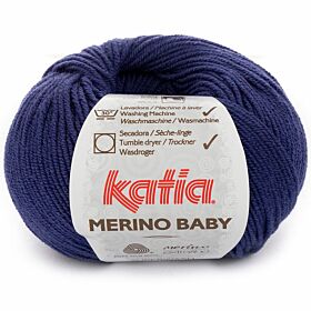 Katia Merino Baby 51 donkerblauw - Wol Garen