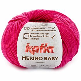 Katia Merino Baby 60 fuchsia - Wol Garen