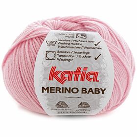 Katia Merino Baby 92 lichtroze / babyroze - Wol Garen