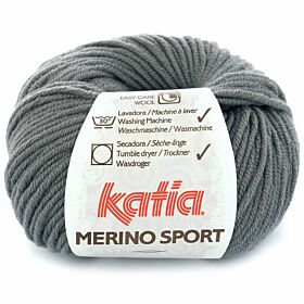 Katia Merino Sport 11 donkergrijs - Wol Garen