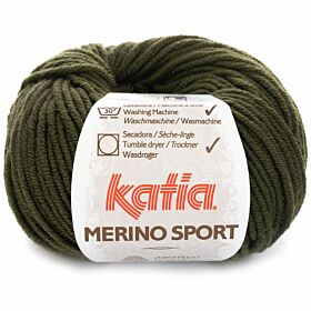 Katia Merino Sport 15 donkergroen - Wol Garen
