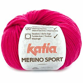 Katia Merino Sport 35 fuchsia - Wol Garen