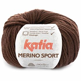 Katia Merino Sport 41 mediumbruin - Wol Garen