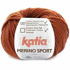 Katia Merino Sport 42 terracotta - Wol Garen