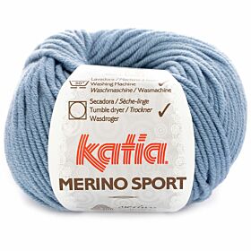 Katia Merino Sport 48 lichtblauw - Wol Garen