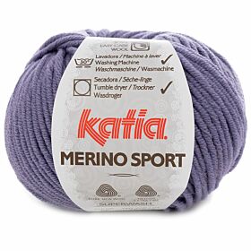 Katia Merino Sport 58 lila - Wol Garen