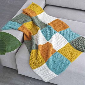 KATIA My Playlist KAL Kit  - Gebreide Patchwork Deken - Breipakket 1
