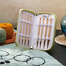 KnitPro Bamboo Tunisiaan Haaknaaldenset
