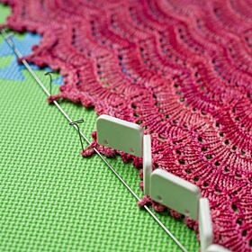 KnitPro Lace blocking / blok matten - 9 stuks van 30x30x1cm 2