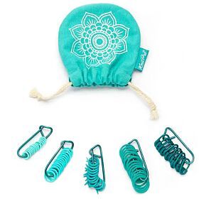 KnitPro Mindful Stekenmarkeerders - Mega Pack (100 stuks) - 3 verschillende typen, 5 vormen 1
