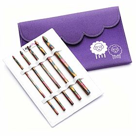 KnitPro Symfonie Wood haaknaaldenset enkelzijdig