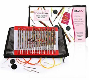 KnitPro Symfonie Wood Verwisselbare Rondbreinaalden - Deluxe Set