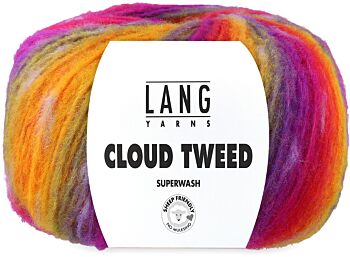 Lang Yarns Cloud Tweed - 01 Regenboog - Merinowol Garen 1
