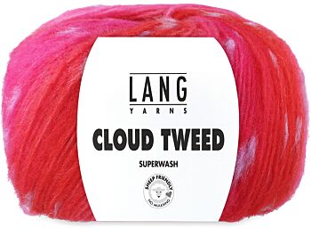 Lang Yarns Cloud Tweed - 02 Pioenroos - Merinowol Garen 1