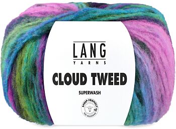 Lang Yarns Cloud Tweed - 06 Amethistweide - Merinowol Garen 1