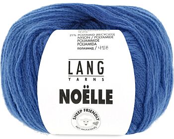 Lang Yarns Noëlle - 06 kobaltblauw - Merino/Gerecycled Nylon Garen 1