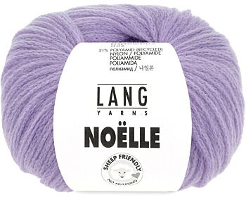 Lang Yarns Noëlle - 07 lila - Merino/Gerecycled Nylon Garen 1