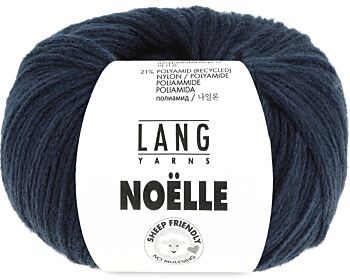 Lang Yarns Noëlle - 25 donkerblauw - Merino/Gerecycled Nylon Garen 1