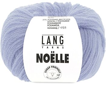 Lang Yarns Noëlle - 46 blauwviolet - Merino/Gerecycled Nylon Garen 1