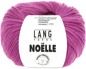 Lang Yarns Noëlle - 65 fuchsia - Merino/Gerecycled Nylon Garen 1