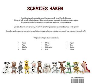 Schatjes Haken - Anja Toonen, achterkant haakboek
