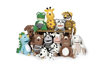 Dierenknuffels van Schatjes Haken - Anja Toonen