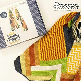 Dawn Chorus Kit 1: Scheepjes CKAL 2024 Goldcrest Scarf (breien & haken)