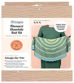 Scheepjes Fibonacci Shawlette Breikit - Sjaal breien met ajourpatroon 1