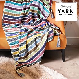 Scheepjes Scrumptious Stripes Blanket - Yarn The After Party 202 - Haakpatroon 1