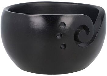 Scheepjes Yarn Bowl - Dennenhout Zwart - 13x9cm 1