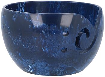 Scheepjes Yarn Bowl - Donkerblauw Parelmoer effect - 13x8cm 1