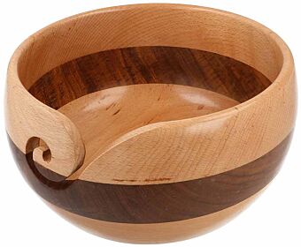 Scheepjes Yarn Bowl - Rozen-/Beukenhout - 17,5x10cm 1