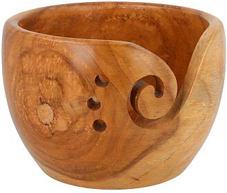 Scheepjes Yarn Bowl - Teakhout - 13x10cm 1