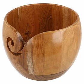 Scheepjes Yarn Bowl - Teakhout - 15x13cm 1