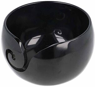 Scheepjes Yarn Bowl - Zwart Metallic - 13x9cm 1