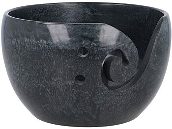 Scheepjes Yarn Bowl - Zwart Parelmoer effect - 13x8cm 1