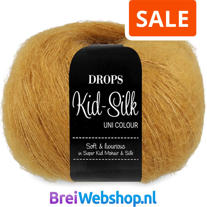 Drops Kid-Silk mohair wolgarens - mix / uni colour